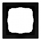 Рамка Systeme Electric ArtGallery Pure 1 пост металл, оникс