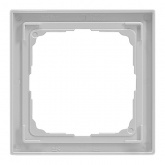 Рамка Systeme Electric ArtGallery Pure 1 пост органическое стекло, белый