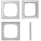 Рамка Systeme Electric ArtGallery Pure 1 пост органическое стекло, белый