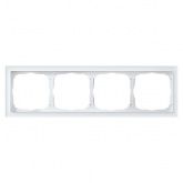 Рамка Systeme Electric ArtGallery Pure 4 поста органическое стекло, белый