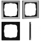 Рамка Systeme Electric ArtGallery Pure 1 пост органическое стекло, алюминий