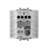 Выключатель DKC Avanti 2 модуля белое облако