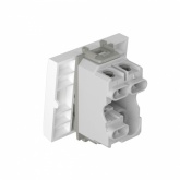 Выключатель DKC Avanti 2 модуля белое облако