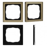 Рамка Systeme Electric ArtGallery Pure 1 пост органическое стекло, шампань