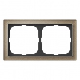 Рамка Systeme Electric ArtGallery Pure 2 поста органическое стекло, шампань