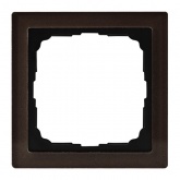 Рамка Systeme Electric ArtGallery Pure 1 пост органическое стекло, мокко