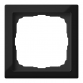 Рамка Systeme Electric ArtGallery Pure 1 пост органическое стекло, черный