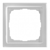 Рамка Systeme Electric ArtGallery Pure 1 пост органическое стекло, белый