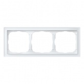 Рамка Systeme Electric ArtGallery Pure 3 поста органическое стекло, белый