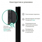 Рамка Systeme Electric ArtGallery Pure 4 поста матовое органическое стекло, черный