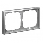 Рамка Systeme Electric ArtGallery 2 поста алюминий