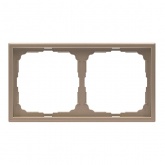 Рамка Systeme Electric ArtGallery 2 поста шампань