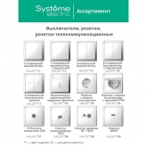 Рамка Systeme Electric ArtGallery 3 поста мокко