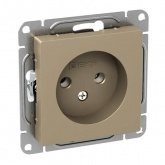Механизм розетки EKF 2P+E 16А Эпика шампань