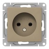 Механизм розетки EKF 2P+E 16А Эпика шампань