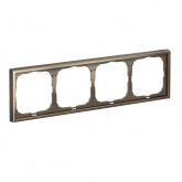 Рамка Systeme Electric ArtGallery 4 поста мокко