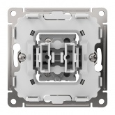 Одноклавишный переключатель SE ArtGallery 10А IP44 быстрозажимные клеммы белый