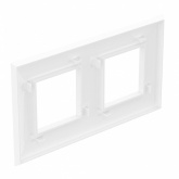 Рамка 4 модуля DKC Avanti, белое облако