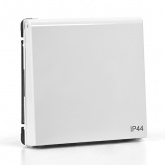 Розетка SE ArtGallery 2P+E 16А быстрозажимные клеммы шторки крышка IP44 белая