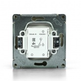 Одноклавишный переключатель Systeme Electric ArtGallery 10A IP44 алюминий