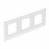 Рамка 6 модуля DKC Avanti, белое облако