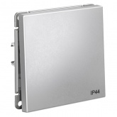 Одноклавишный переключатель SE ArtGallery 10А IP44 быстрозажимные клеммы алюминий