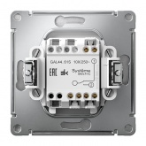 Одноклавишный переключатель SE ArtGallery 10А IP44 быстрозажимные клеммы алюминий