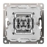 Одноклавишный переключатель Systeme Electric ArtGallery 10A IP44 карбон