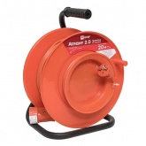 Удлинитель на катушке EKF PROxima Атлант 2.0, 1 гнездо 20м без заземления ПВС 2*0,75 6А/1,3кВт