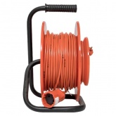 Удлинитель на катушке EKF PROxima Атлант 2.0, 1 гнездо 30м без заземления ПВС 2*0,75 6А/1,3кВт