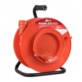 Удлинитель на катушке EKF PROxima Атлант 2.0, 1 гнездо 30м без заземления ПВС 2*0,75 6А/1,3кВт