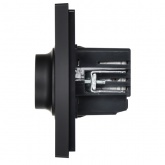 Светорегулятор поворотно-нажимной ИЭК FORTE&PIANO FP154 600Вт черный