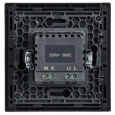 Светорегулятор поворотно-нажимной ИЭК FORTE&PIANO FP154 600Вт черный