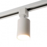 Светильник трековый Feron AL154 под лампу MR16 15W 230V GU10 однофазный белый