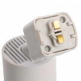 Светильник трековый Feron AL154 под лампу MR16 15W 230V GU10 однофазный белый