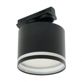 Светильник трековый Feron AL163 под лампу GX53 15W 230V IP40 однофазный черный