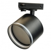 Светильник трековый Feron AL163 под лампу GX53 15W 230V IP40 однофазный черный