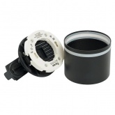 Светильник трековый Feron AL163 под лампу GX53 15W 230V IP40 однофазный черный