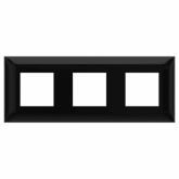 Рамка 6 модуля DKC Avanti, черный квадрат