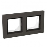 Рамка 2-местная EKF IP44 Эпика мокко