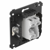 Выключатель одноклавишный в стену DKC Avanti, ванильная дымка