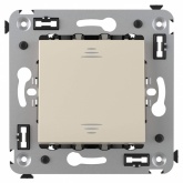 Переключатель одноклавишный в стену DKC Avanti, ванильная дымка