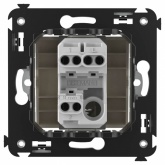 Переключатель одноклавишный в стену DKC Avanti, ванильная дымка