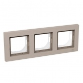 Рамка 3-местная EKF IP44 Эпика кремовая
