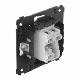 Переключатель одноклавишный в стену DKC Avanti, ванильная дымка