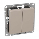 Механизм переключателя 2-клавишного EKF перекрестного 10А Эпика кремовый