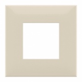 Рамка 2 модуля DKC Avanti ванильная дымка