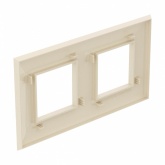 Рамка 4 модуля DKC Avanti ванильная дымка