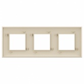 Рамка 6 модуля DKC Avanti ванильная дымка