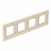 Рамка 8 модуля DKC Avanti ванильная дымка